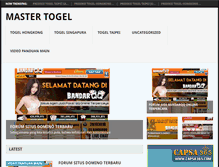 Tablet Screenshot of master-togel.com